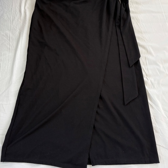 Reformation Aruba wrap skirt in black - Picture 3 of 5